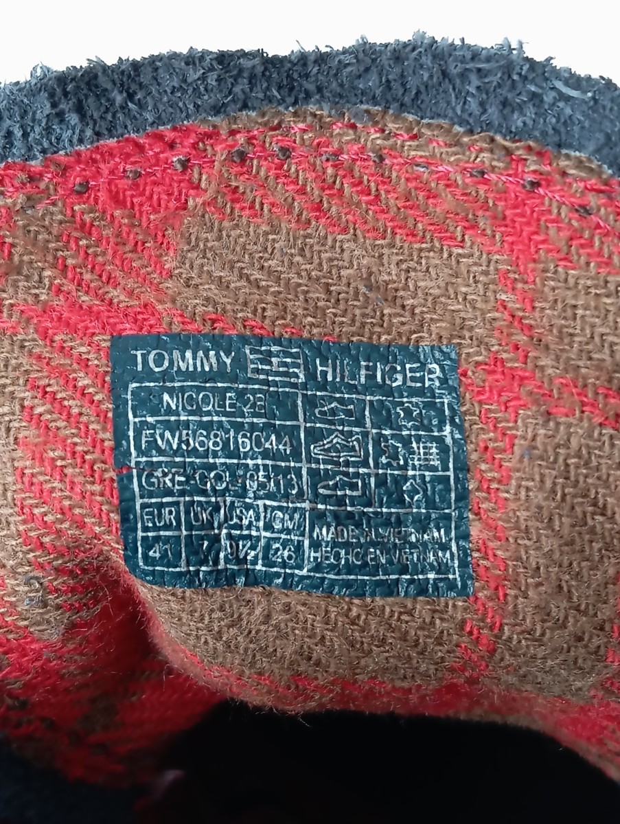Damen Stiefelette Gr. 41 Blau Schnürung Leder Wildleder - Bild 4