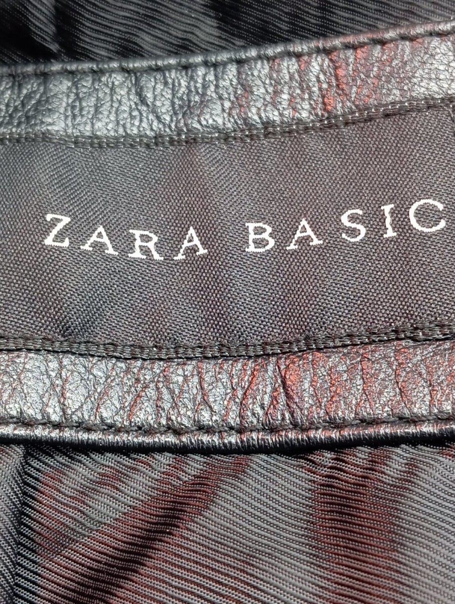 ZARA BASIC Lederjacke Bild 3