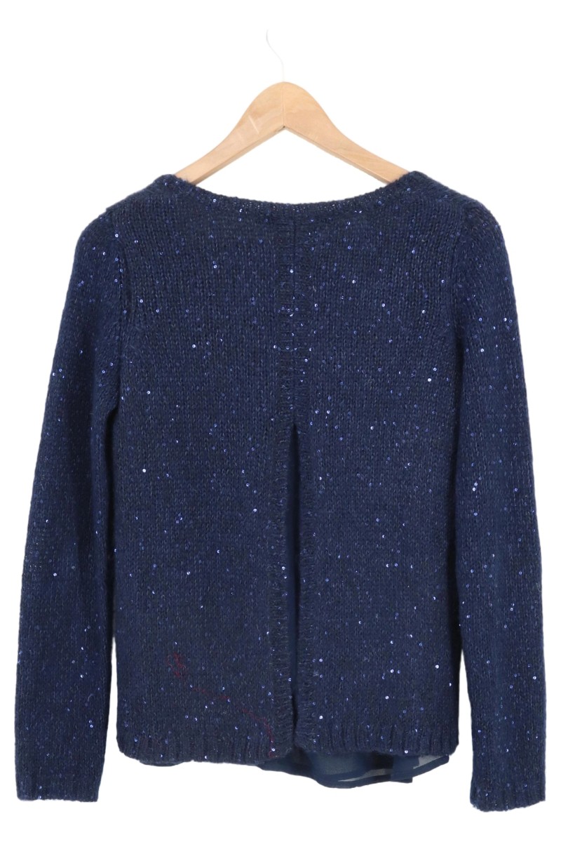 Damen Pullover Glitzer Pullover Blau Singh S Madan Damen Pullover - Main Image