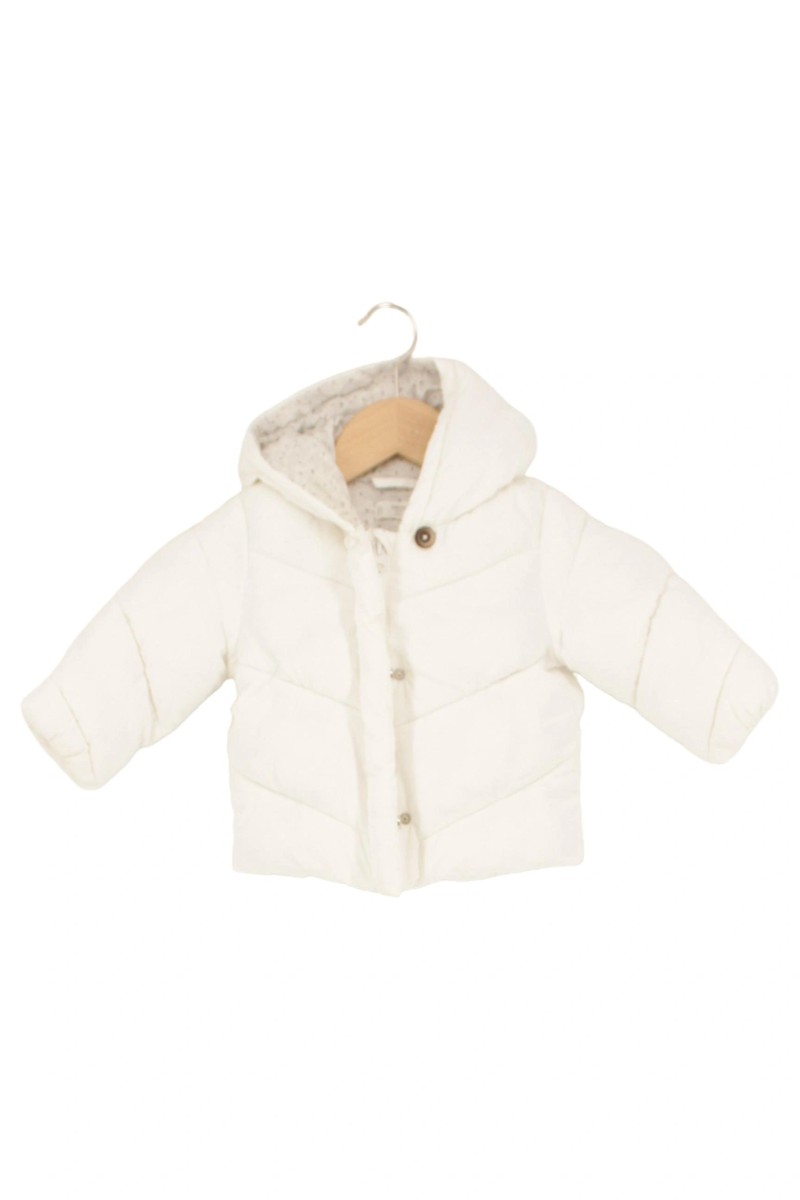 MNG MANGO Kinder Steppjacke 80 Weiß Casual Winterjacke