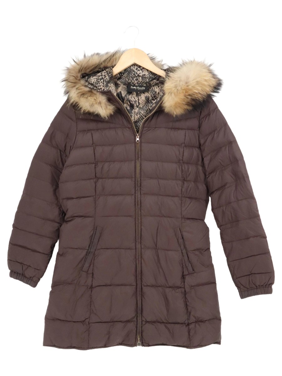 Berydale Damen Jacke Herbst GrÃ¼n BETTY BARCLAY Damen Outdoorjacke Braun S  Kapuze Fellbesatz