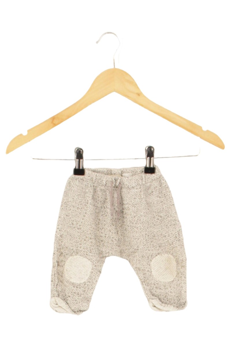 ZARA Baby Stoffhose Kinderhose Beige Baumwolle Basic 62 Gebraucht