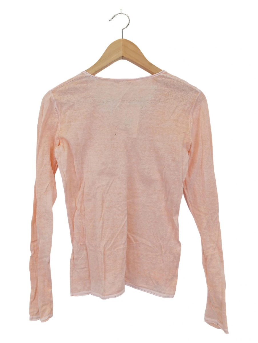 VANILIA Damen Pullover 34 XS Rosa Langarm Casual Uni 100