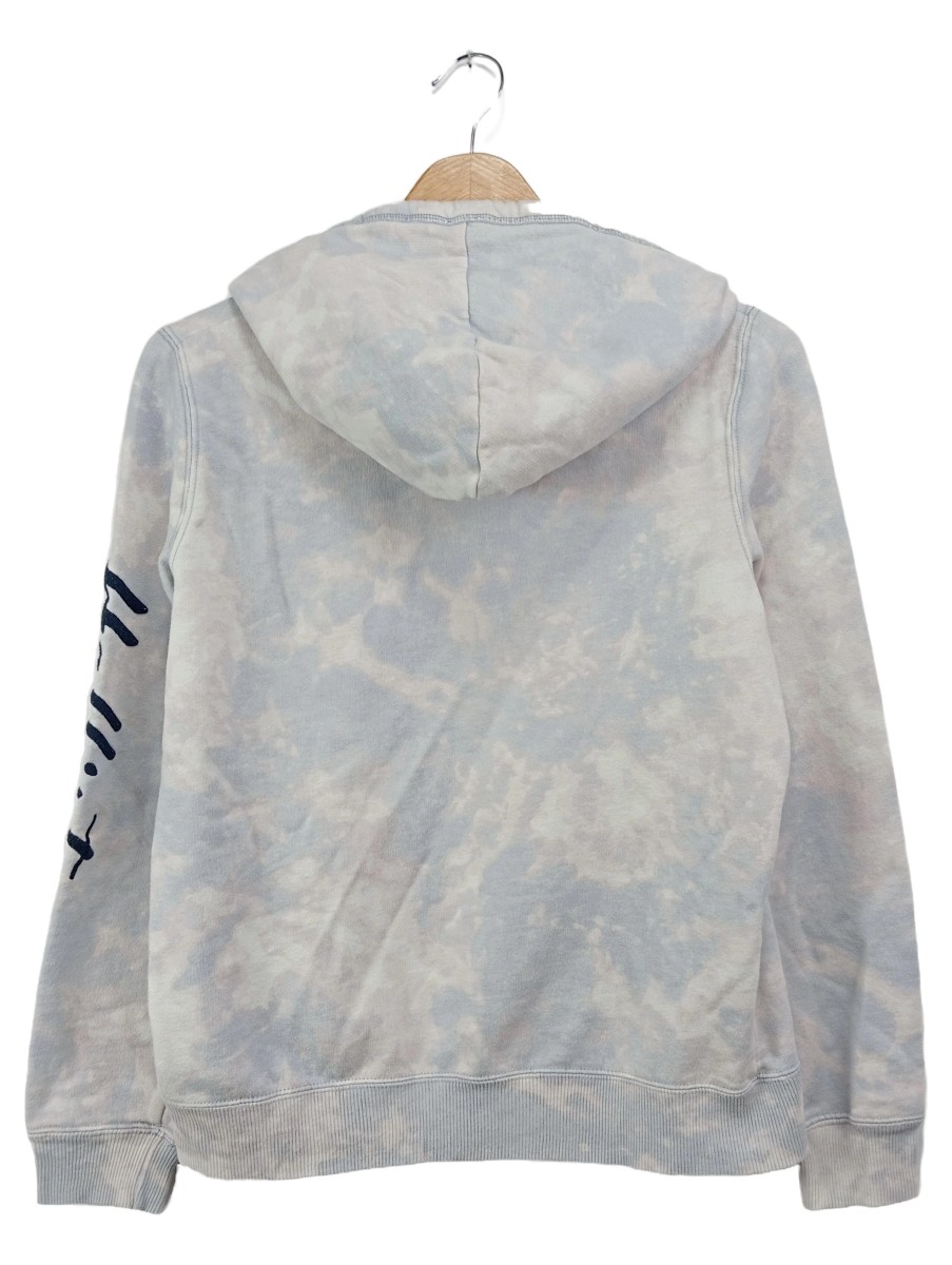 Hoodie Damen M Blau Logo Print Streetwear Baumwolle Polyester - Bild 2