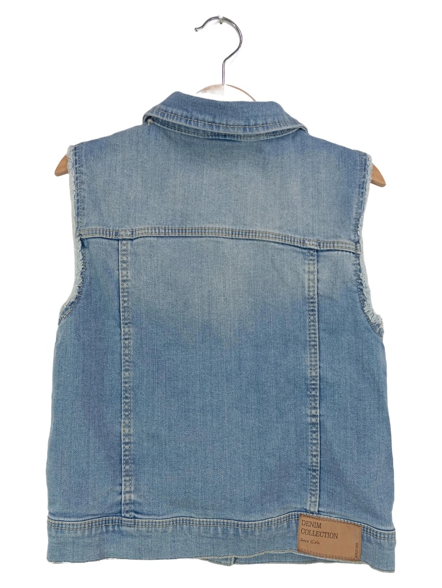 ZARA Mädchen Leichte Weste Jeansweste 128 Blau Casual Denim