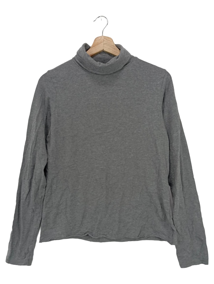 TCM Damen Langarmshirt Rollkragen Basic Casual Grau 40/M Baumwolle