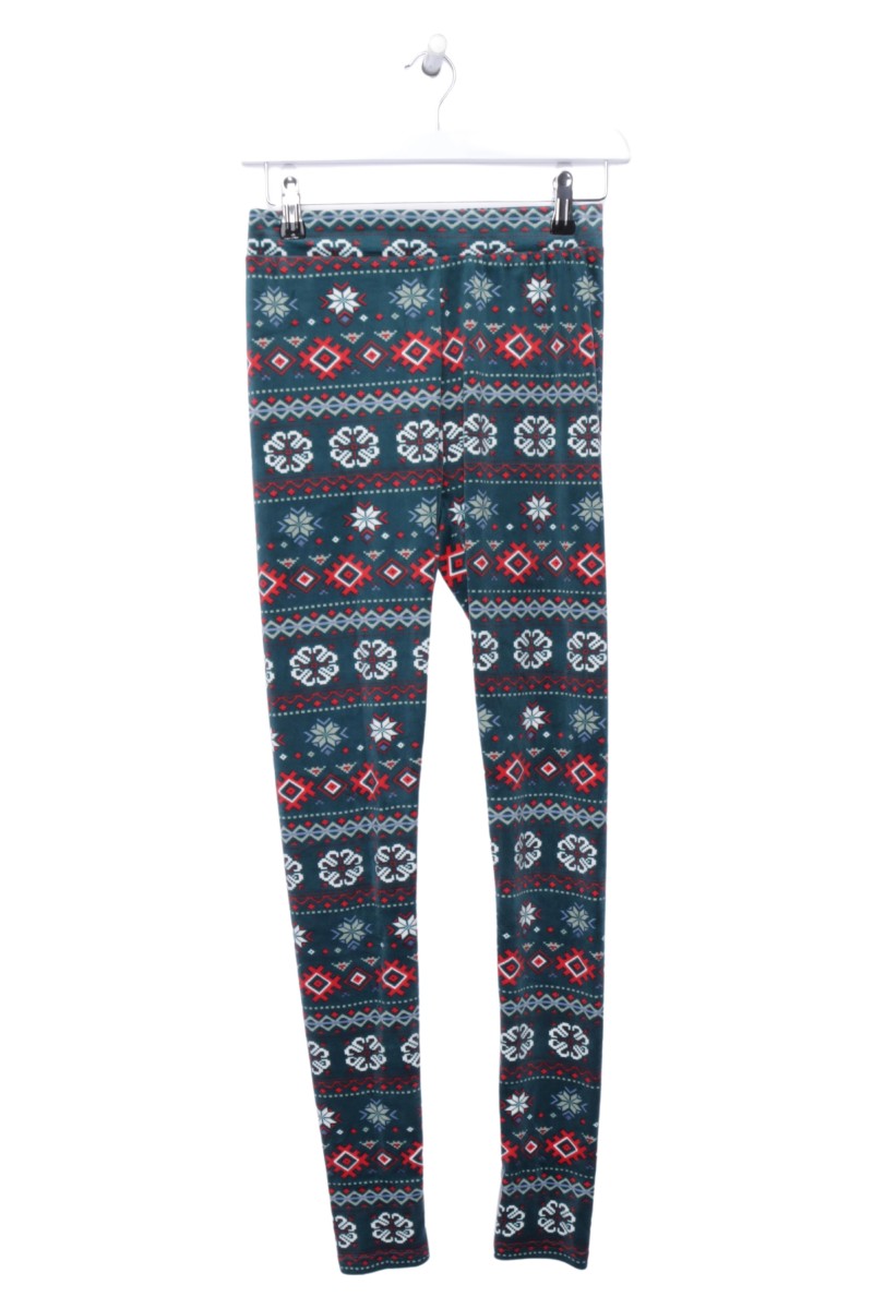 HUNKEMÖLLER Damen Leggings M Mehrfarbig Weihnachtlich