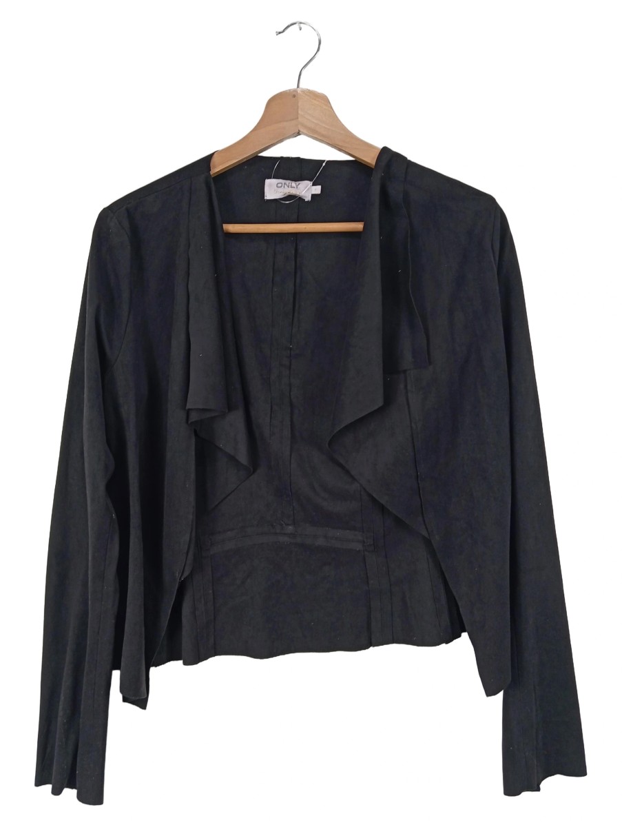 ONLY Damen Leichte Jacke 36/S Schwarz Elegant Streetwear Polyester