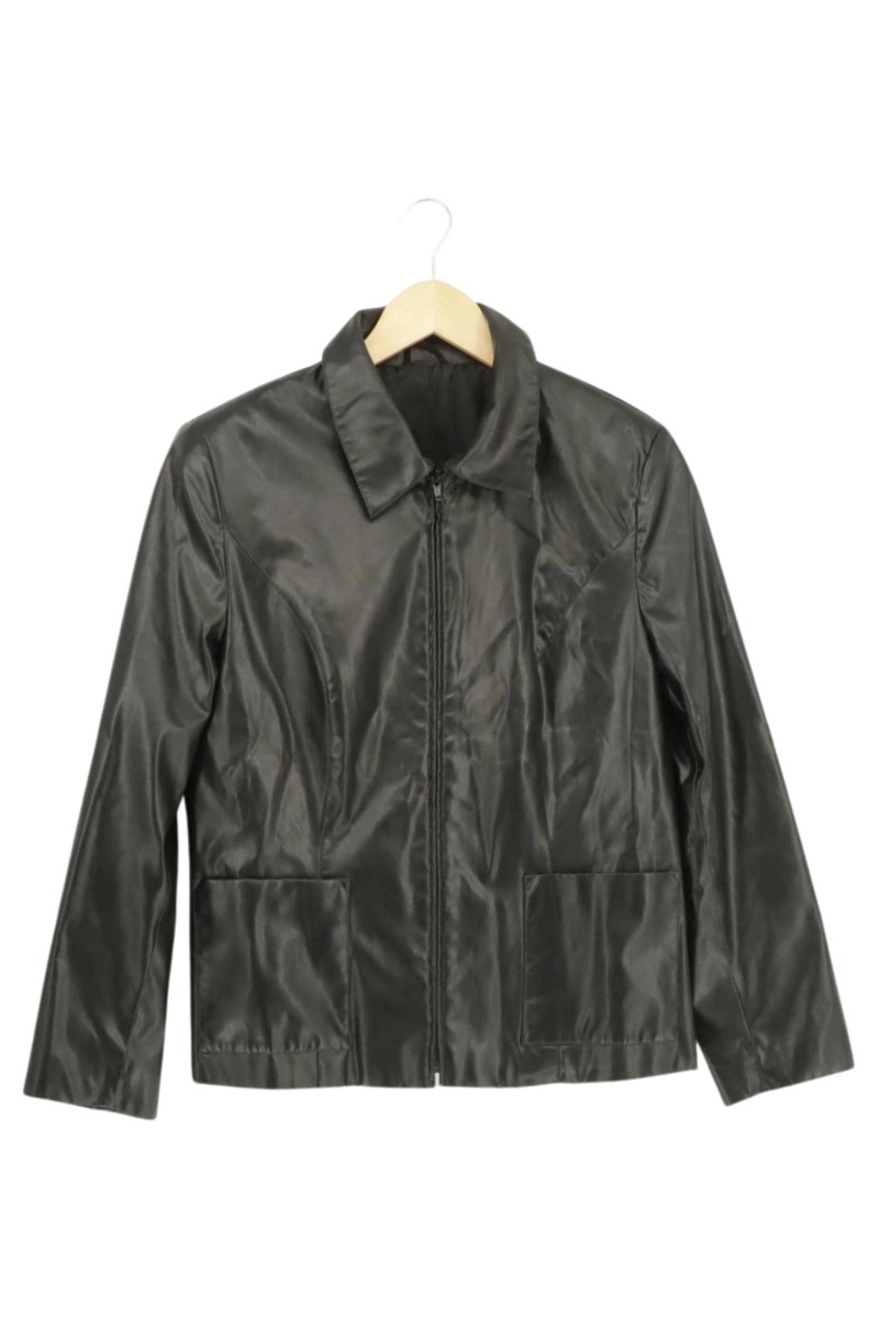 LALIQUE Damen Leichte Jacke 38/M Schwarz Elegant Urban Modisch