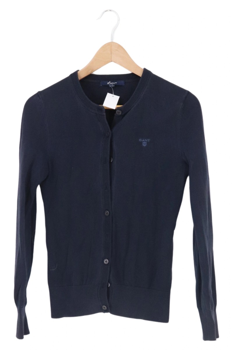 Gant Strickjacke Damen GANT Damen Strickjacke Baumwolle Blau XS - Main Image