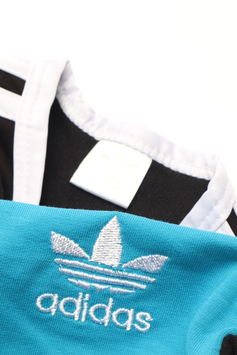 ADIDAS ORIGINALS Baby Body 92 Mehrfarbig Schwarz Blau Logo-Print