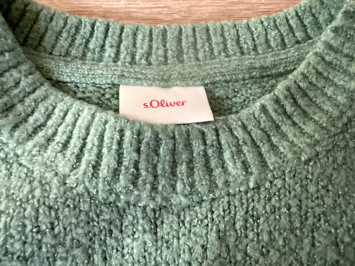Pullover Mädchen Einhorn 128 Grün Tiermotiv