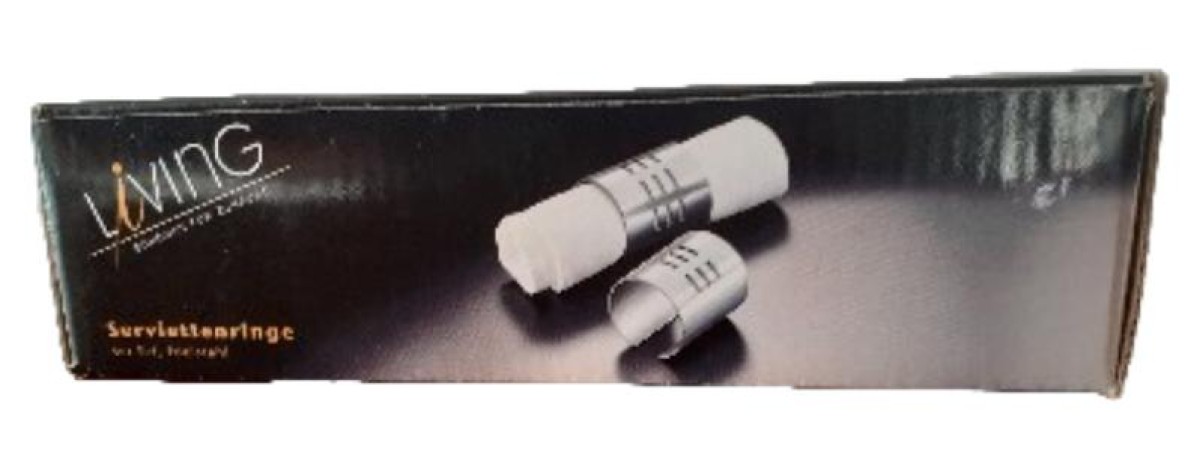 Serviettenringe Zylinder Silber Modern Festlich Edelstahl - Bild 1