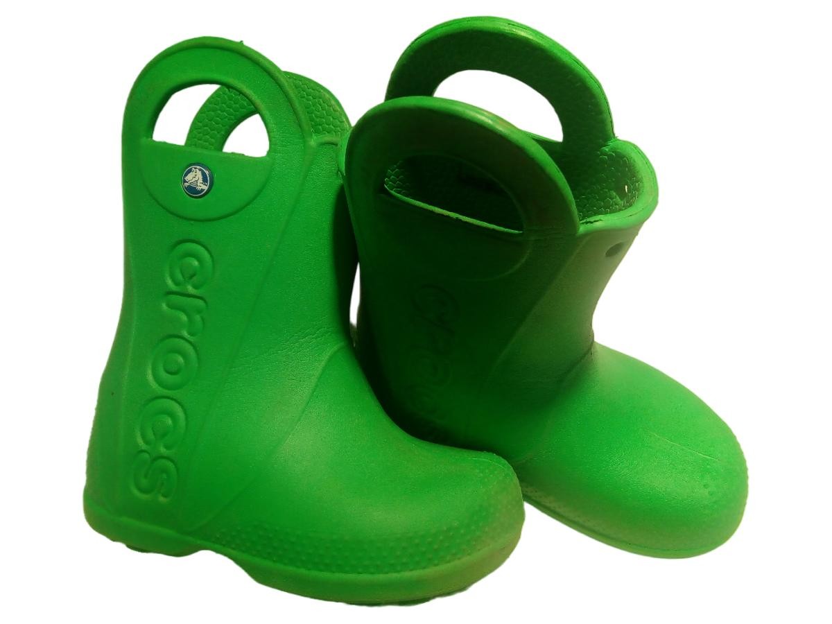 Regenstiefel Gummistiefel 26 CROCS Gummistiefel Kinder Grün Größe