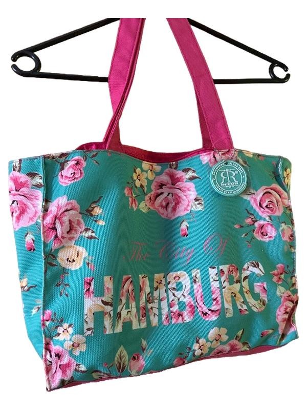 ROBIN RUTH Shopper Tasche Hamburg Mehrfarbig Floral Baumwolle