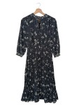 Vorschaubild 1 von H&M Chiffonkleider schwarz Größe 36