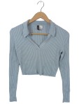 Vorschaubild 1 von H&M Cropped Pullover blau Größe 36