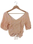 Vorschaubild 2 von H&M Cropped Shirts blassgelb Größe 36
