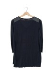 Vorschaubild 2 von H&M Feinstrickpullover Gr. 34 schwarz V-Ausschnitt