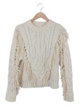 Vorschaubild 1 von H&M Grobstrickpullover wollweiß Größe 36