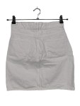 Vorschaubild 2 von H&M Jeansrock Mini High Waist Nietenelemente Weiß Gr. 36