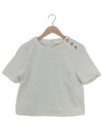 Vorschaubild 1 von H&M Kurzarm-Blusen weiß Größe 36