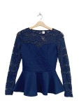 Vorschaubild 1 von H&M Langarm-Blusen blau Größe 36