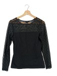 Vorschaubild 1 von H&M Langarm-Blusen schwarz Größe 36
