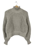 Vorschaubild 1 von H&M Rollkragenpullover wollweiß Größe 34