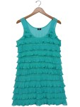 Vorschaubild 1 von H&M Rüschen-Blusen türkis Größe 40