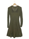 Vorschaubild 2 von H&M Strickkleider khaki Größe 36