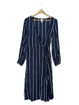 Vorschaubild 1 von H&M Wickelkleider blau Größe 38