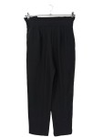 Vorschaubild 2 von H&M Bundfaltenhose Loose Fit High Waist schwarz Gr. 40