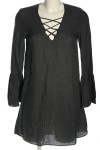 Vorschaubild 1 von H&M Blusenkleider schwarz Größe 34