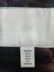 Vorschaubild 3 von H&M Klassischer Mantel Damen Schwarz Gr. 36 Locker A-Linie Polyester