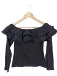 Vorschaubild 2 von H&M Carmen-Blusen schwarz Größe 36