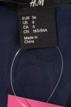 Vorschaubild 3 von H&M Chiffonkleider schwarz Größe 36