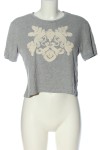 Vorschaubild 1 von H&M Cropped Shirts hellgrau Größe 34