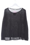 Vorschaubild 1 von H&M Oversized Feinstrick Pullover schwarz U-Boot-Ausschnitt Gr. 38