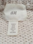 Vorschaubild 3 von H&M Grobstrickpullover weiß Größe 36