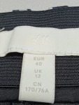 Vorschaubild 3 von H&M High-Waist Hosen schwarz Größe 40