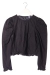 Vorschaubild 1 von H&M Kurzarm-Blusen schwarz Größe 36