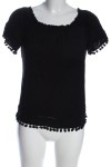 Vorschaubild 1 von H&M Kurzarm-Blusen schwarz Größe 36