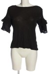 Vorschaubild 1 von H&M Kurzarm-Blusen schwarz Größe 34