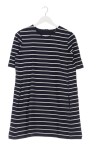 Vorschaubild 1 von H&M Damen Sommerkleid Gr.36 blau-weiß Streifen Viskose locker