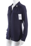 Vorschaubild 2 von H&M Langarm-Blusen dunkelblau Größe 34