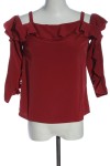 Vorschaubild 1 von H&M Langarm-Blusen rot Größe 34