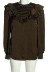 Vorschaubild 1 von H&M Langarm-Blusen bronzefarben Größe 38