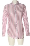 Vorschaubild 1 von H&M Langarmhemd Gr. 36 pink-weiß Business Allover-Druck