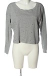 Vorschaubild 1 von H&M Langarmshirt hellgrau Baumwolle Gr. 36